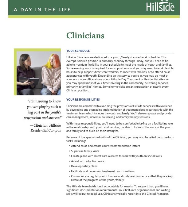 CLINICIANS