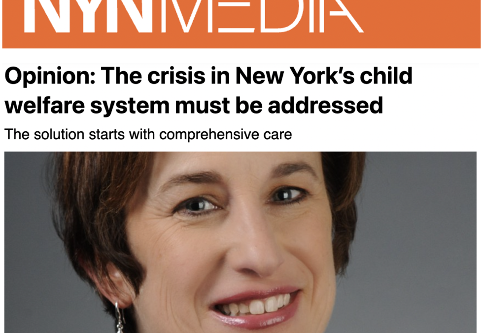 ‘Our Children Can’t Wait’: Op-Ed by Hillside President & CEO Addresses New York’s Child Welfare Crisis